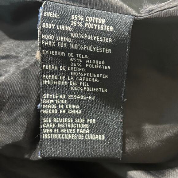 1 Madison Expedition Women's Size Large Black Knit Sherpa Hooded Winter Jacket - Picture 5 of 11